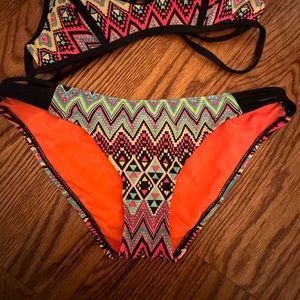 Printed Bikini Bottoms